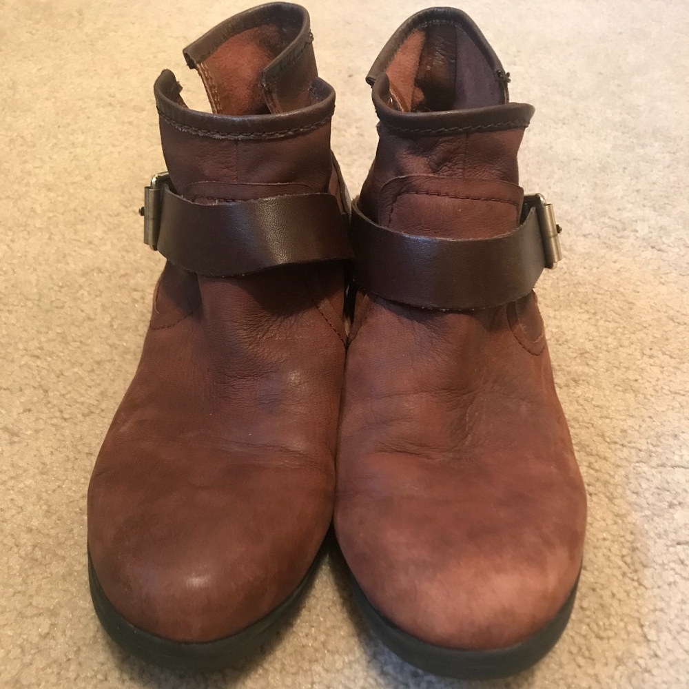 BCBGeneration Distressed Ankle Boots